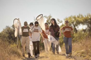 Texas Science students doing research