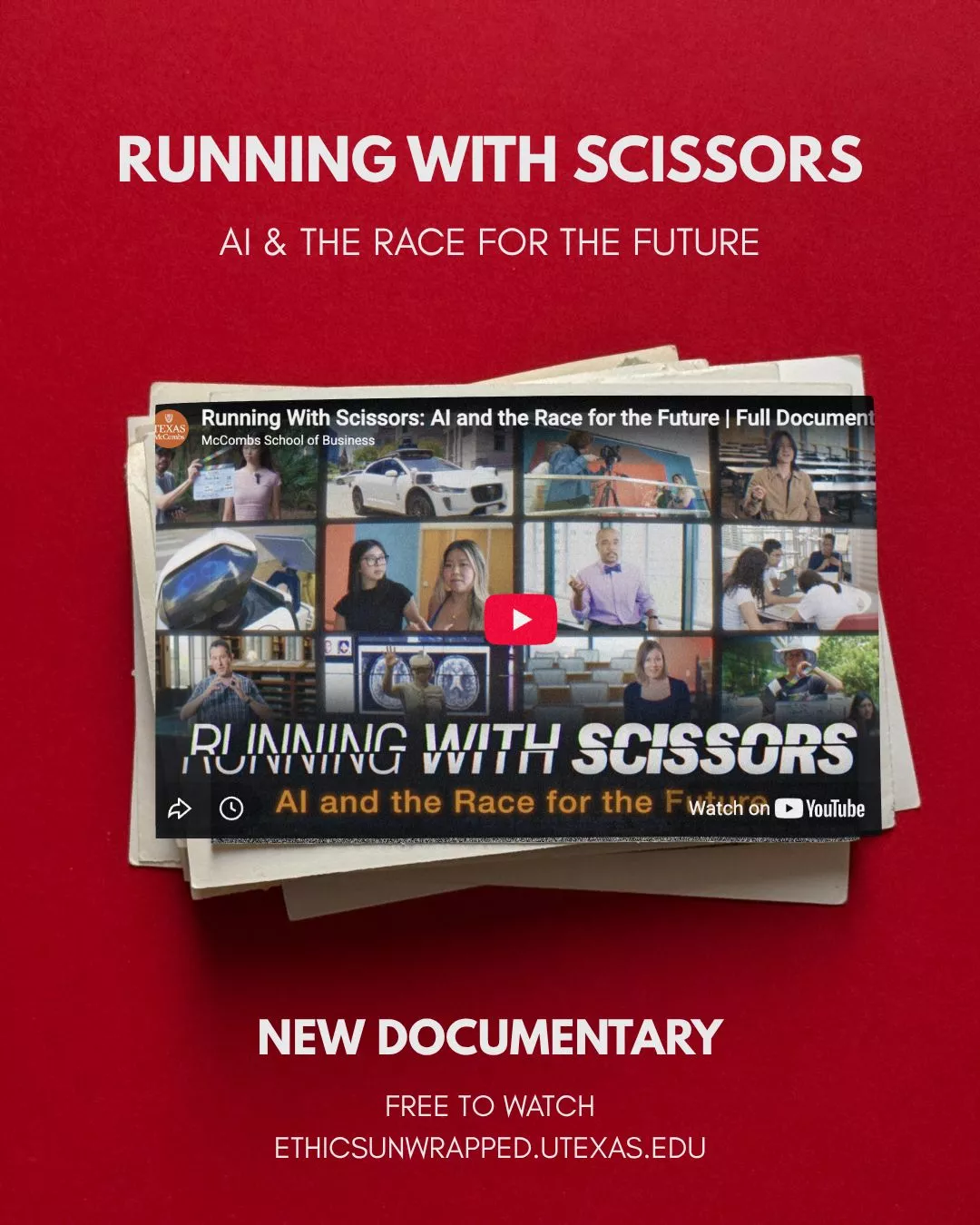 Running with Scissors documentary flyer